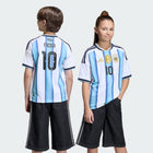 Argentina 26 Home Messi Kids Jersey - Front