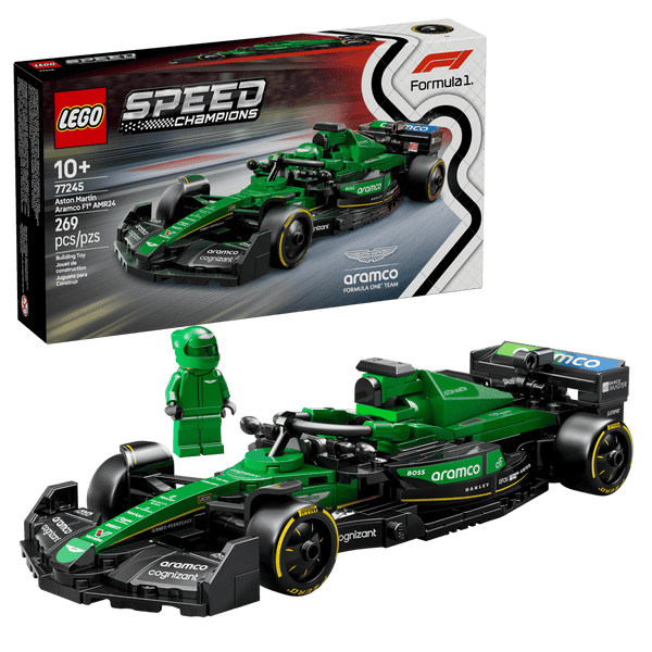 LEGO Speed Champions Aston Martin Aramco F1 AMR24 Race Car 77245