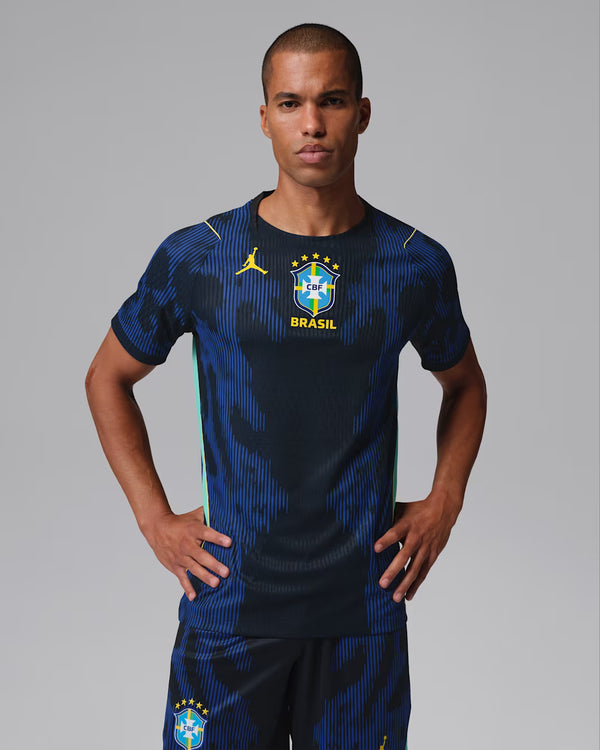 Brazil 2026 Match Away Men's Jordan Aero-FIT Football Authentic Shirt (IU1074-417)