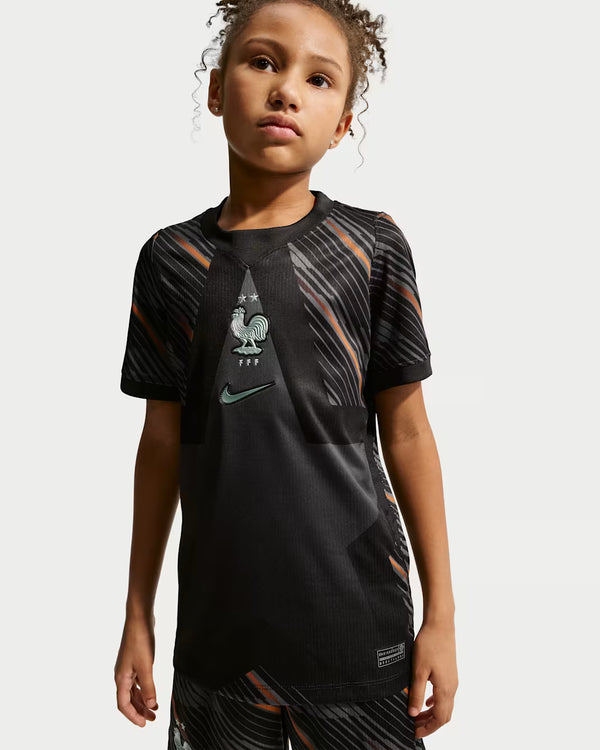 FFF 2026 Stadium Goalkeeper Older Kids' Nike Dri-FIT Football Replica Short-Sleeve Shirt (IB5134-010)