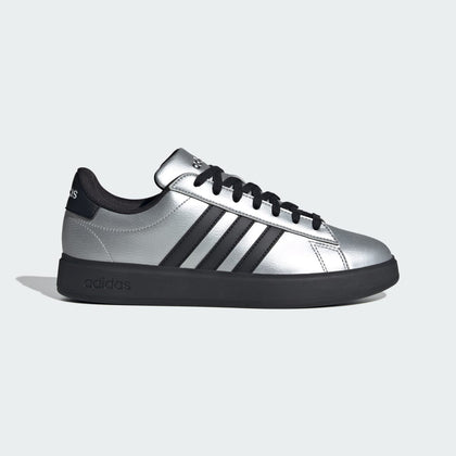 adidas Grand Court 2.0 'Silver Metallic Core Black' (W)