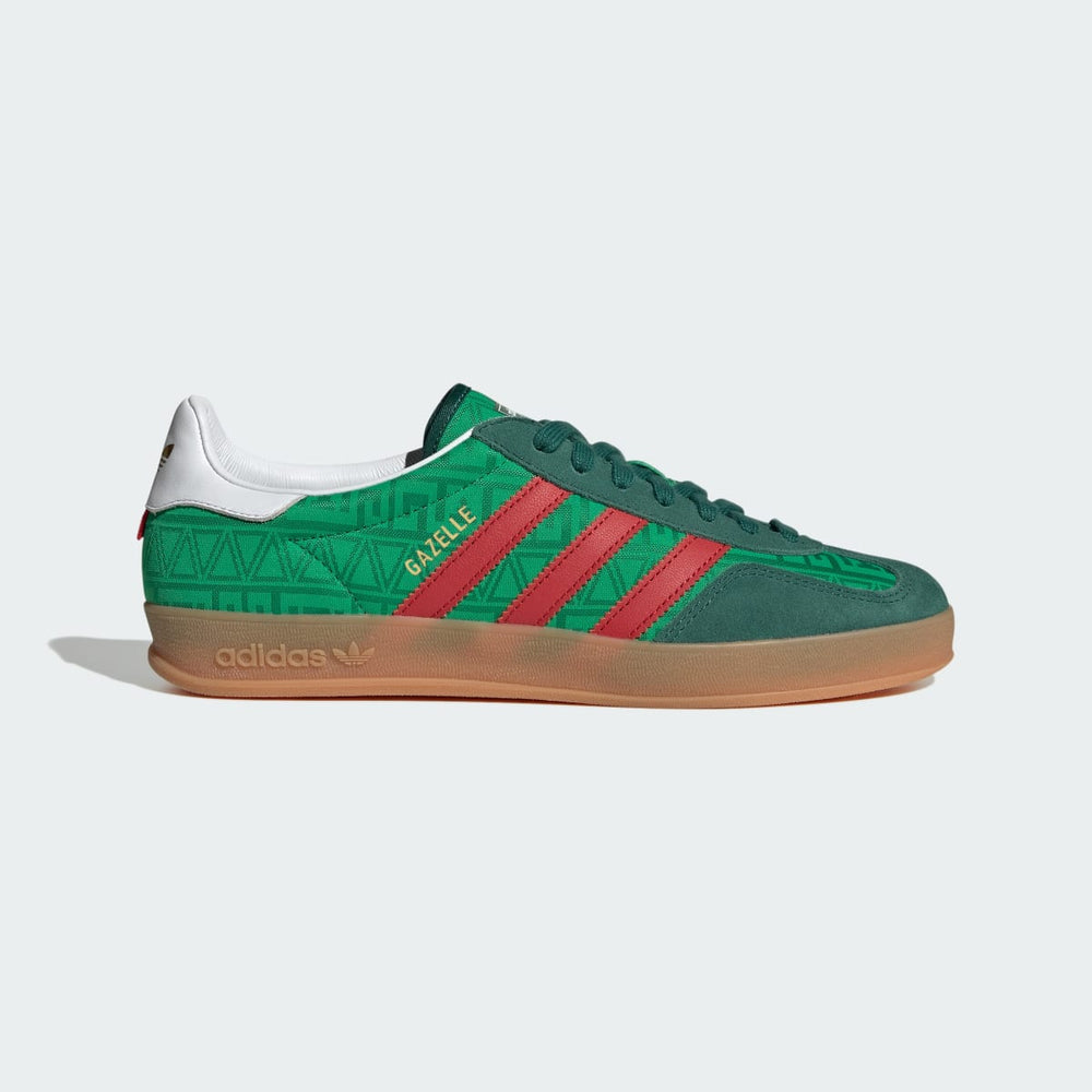 adidas Gazelle Indoor 'Green Better Scarlet'