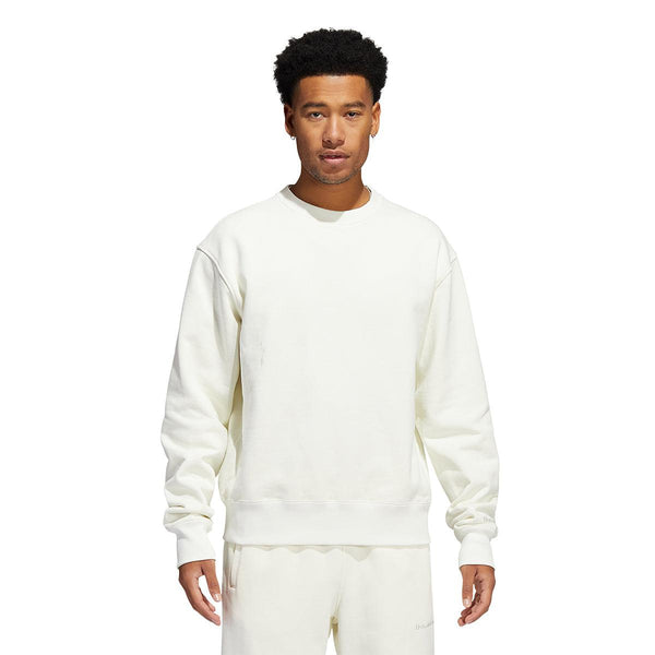 adidas Originals + Pharrell Williams Basics Crew Sweatshirt 'Off White'