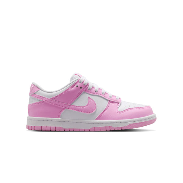 Kids Dunk Low Pink Rise - side view
