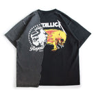 SBTG SURPLUS + Metallica Flaming Skull Tear-Up Tee 'Black'
