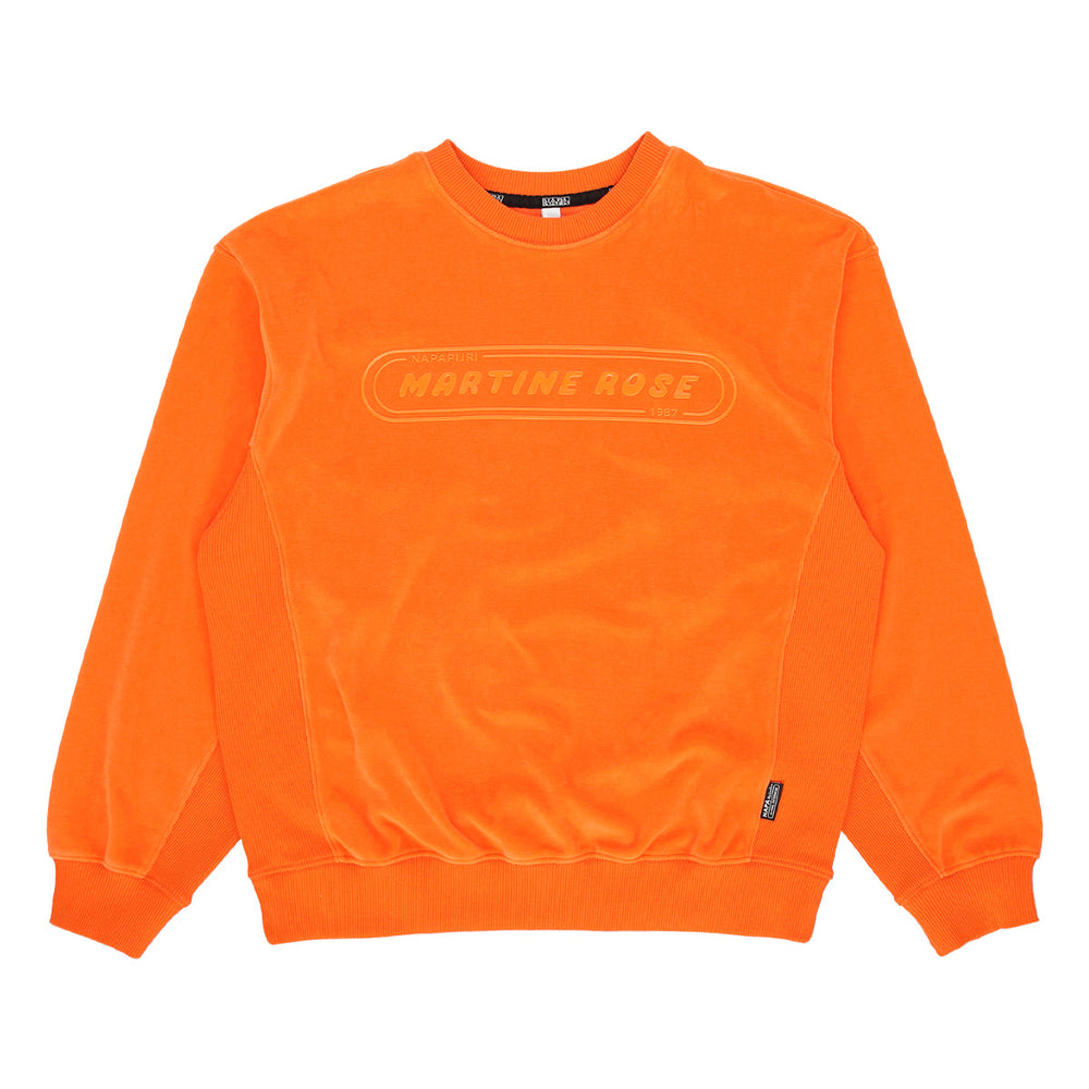 Napa by Martine Rose B-Repovesi Sweatshirt 'Orange Vermil'