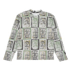 Napa by Martine Rose S-Lokka L/S Tee 'Green AOP'