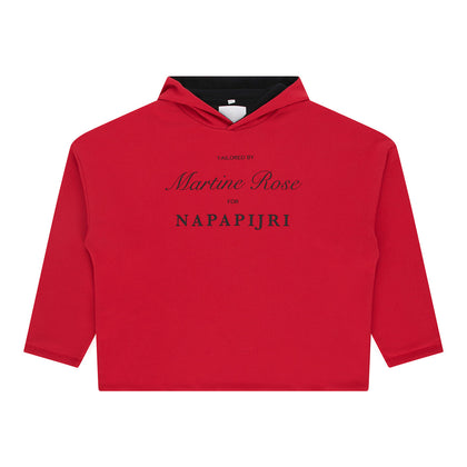 Napa by Martine Rose B-Parma Hoodie 'Red Salsa'
