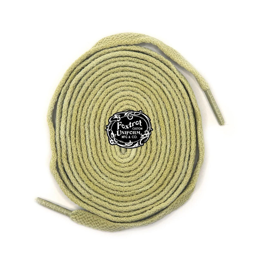Foxtrot Uniform Fade-Away Laces 'Pistachio'