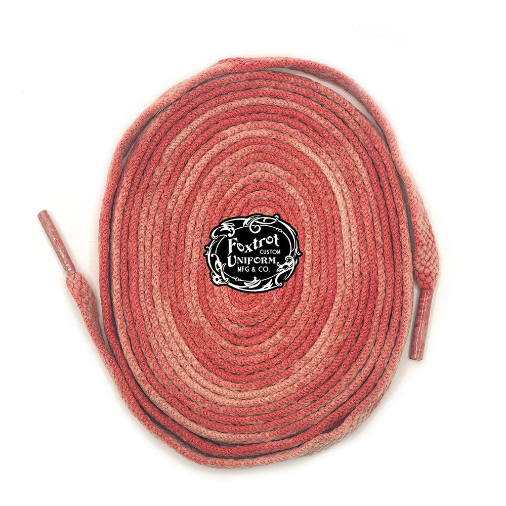 Foxtrot Uniform Fade-Away Laces 'Red Oxide'