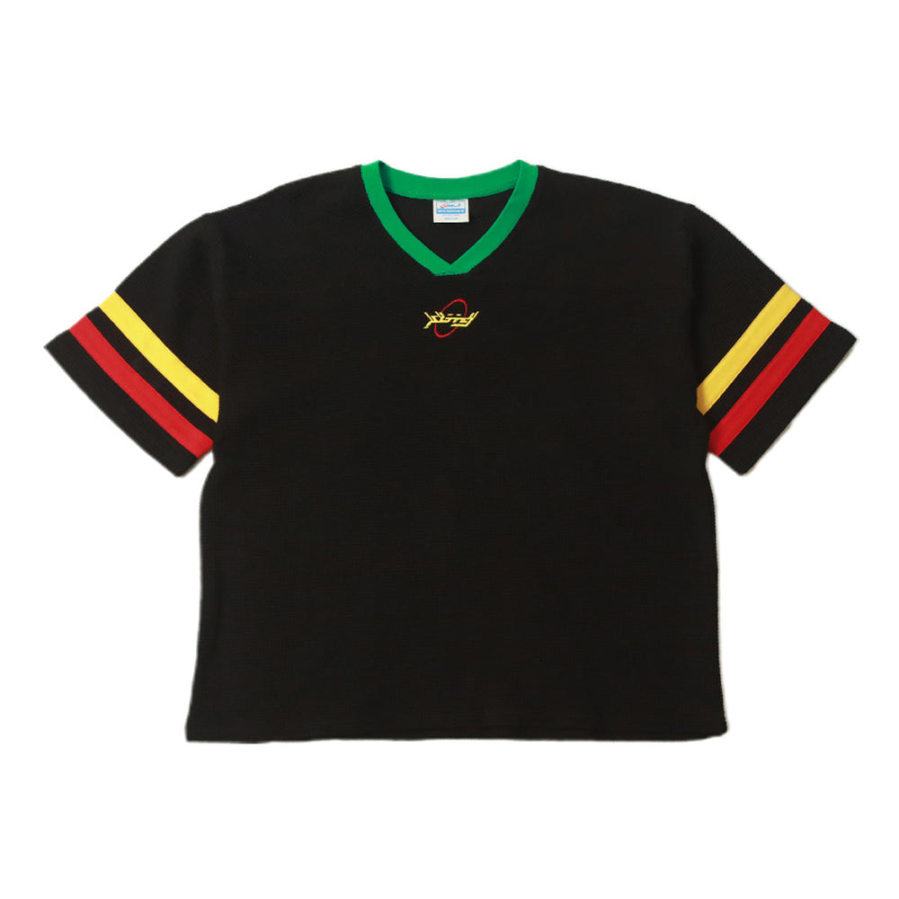 SBTG Surplus Jah Bless Knit Football Jersey 'Black'