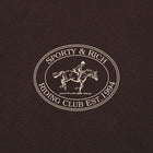 Sporty & Rich Riding Club Sweatshirt 'Chocolate'