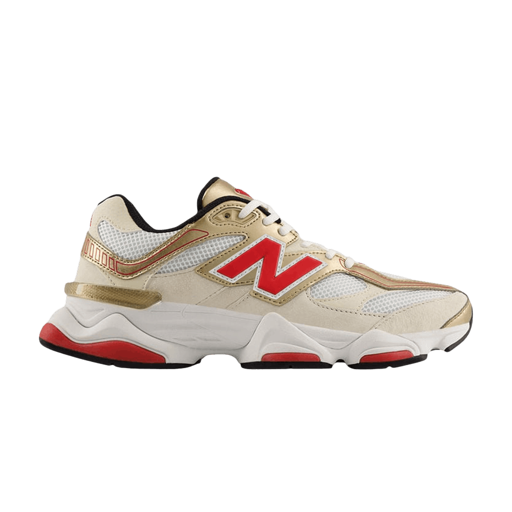 New Balance 9060 'White Team Red Gold'