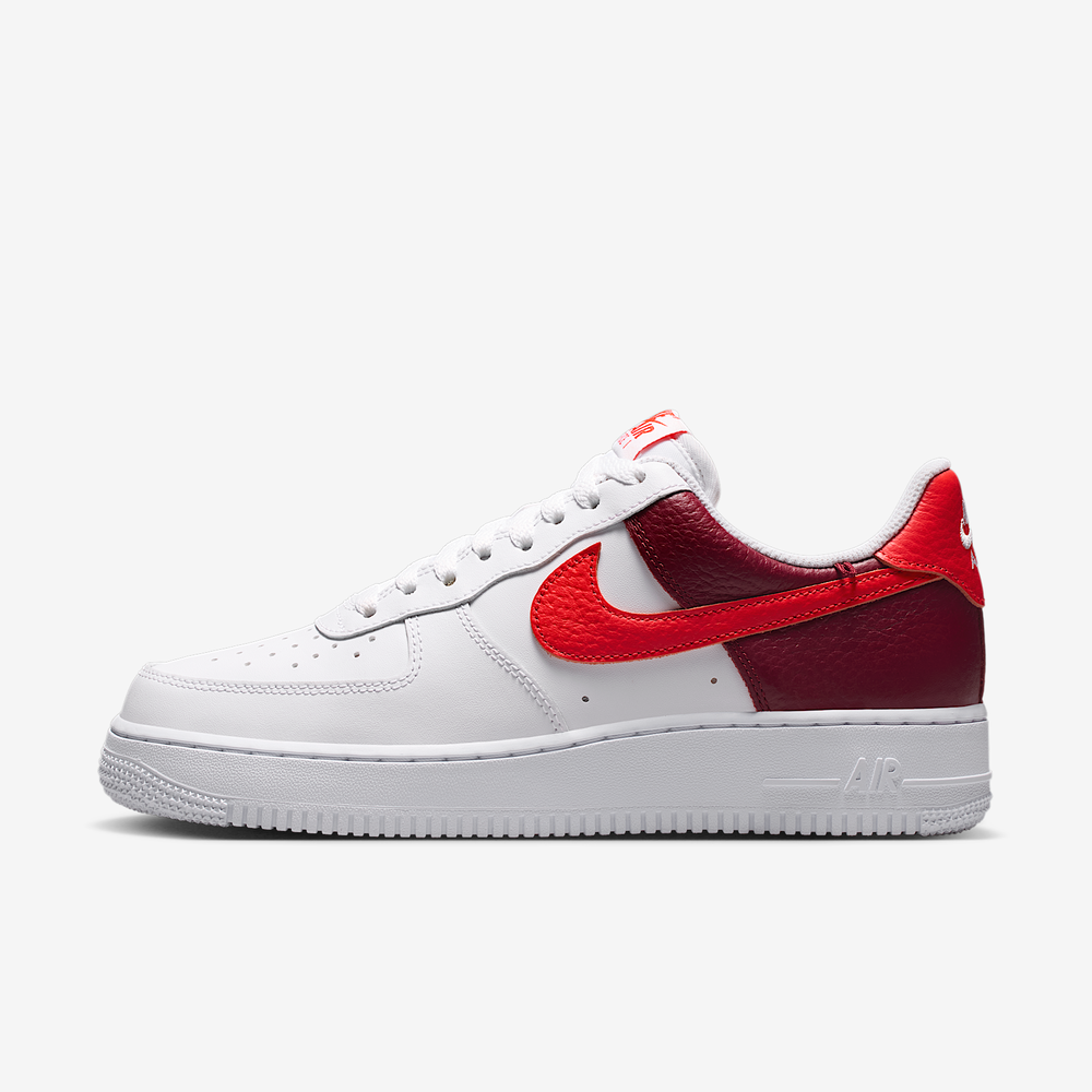 Nike Air Force 1 07 White Light Crimson