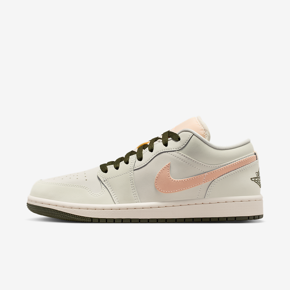 Air Jordan 1 Low Sail Crimson Tint
