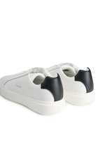 Calvin Klein Leather Durable Traction NYC Trainers - Calvin Klein Jeans 'Bright White/Black'
