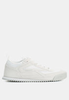 Calvin Klein Runner Mix Sneakers - Calvin Klein Accessories & Footwear 'Triple Bright White'