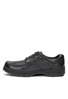 Clarks Line Shore Casual Shoes Black Leather - Extra Wide Feet