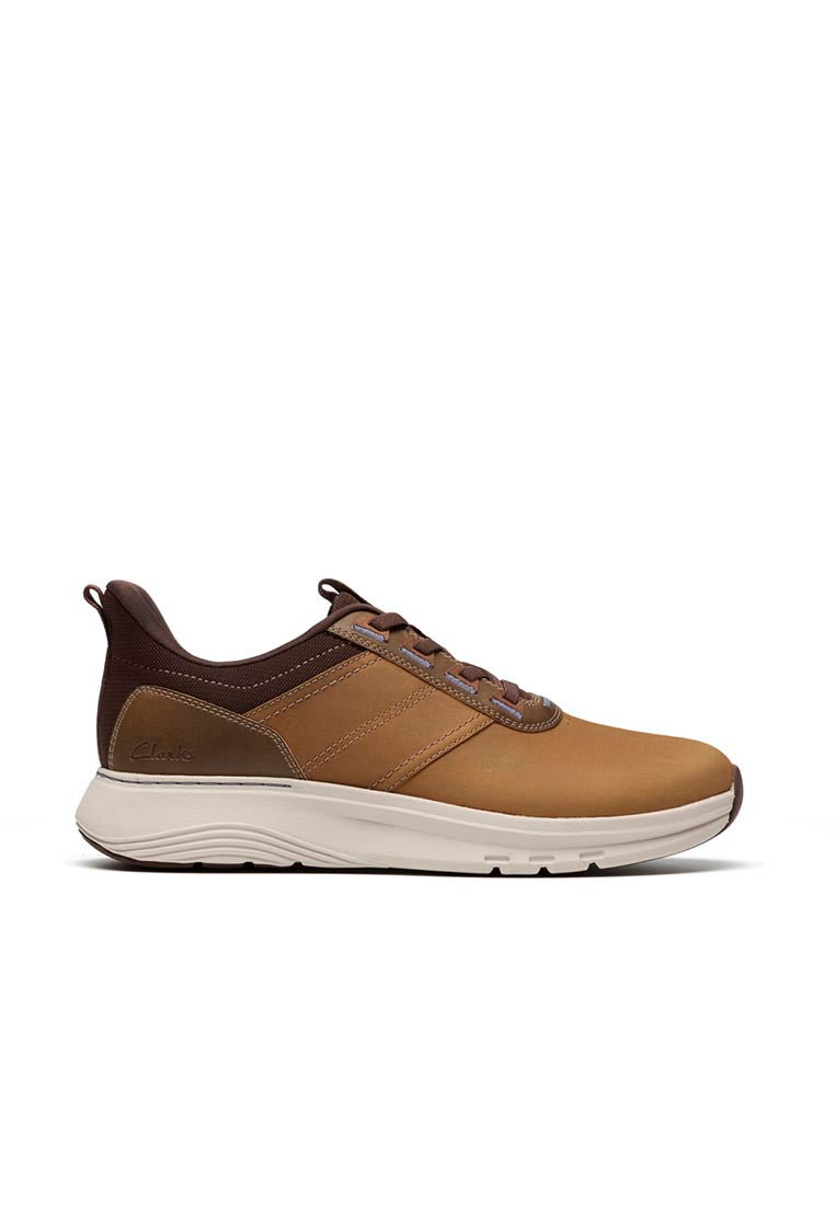 Clarks Motion Trek LX Sneakers 'Dark Tan Lea'