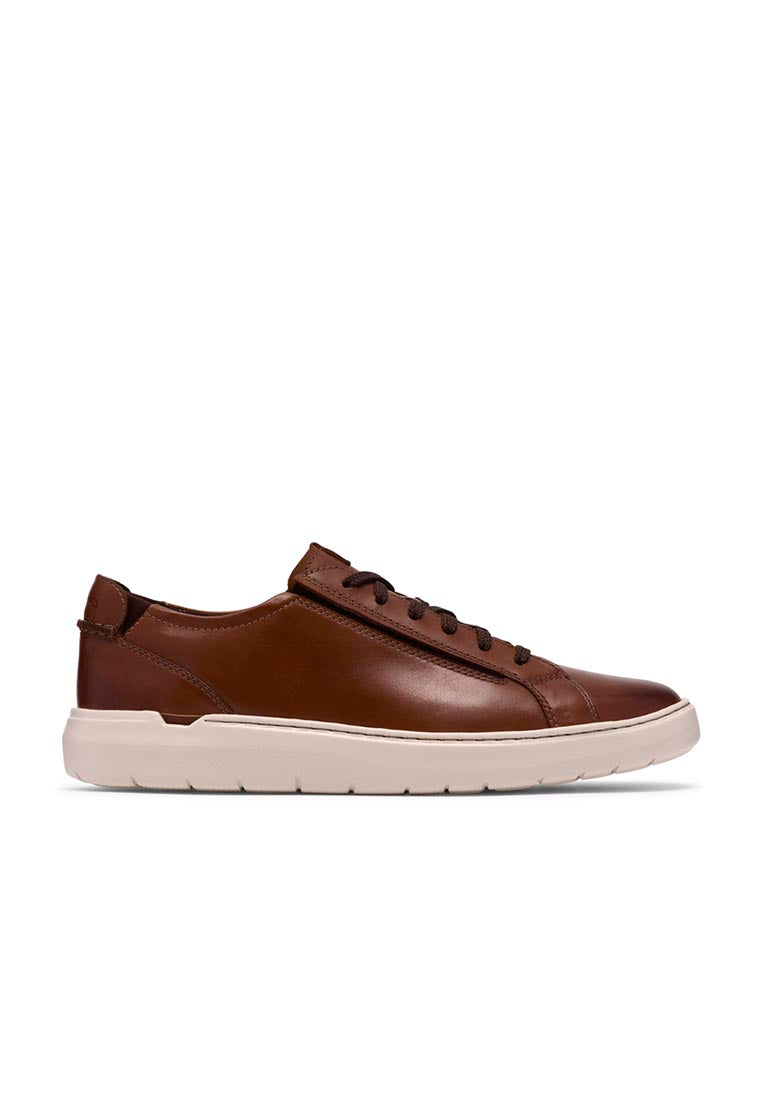 Clarks Flexwell Lace Trainers 'Tan'