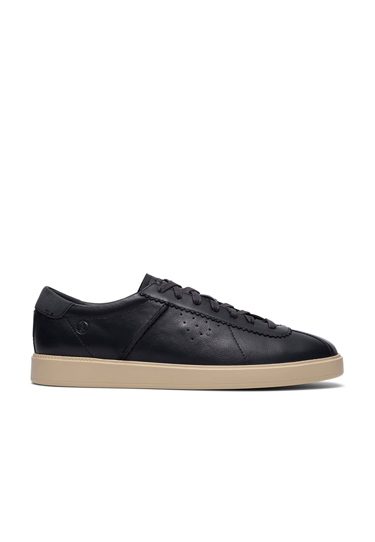 Clarks Lockford Lace Casual Shoes 'Navy Leather'