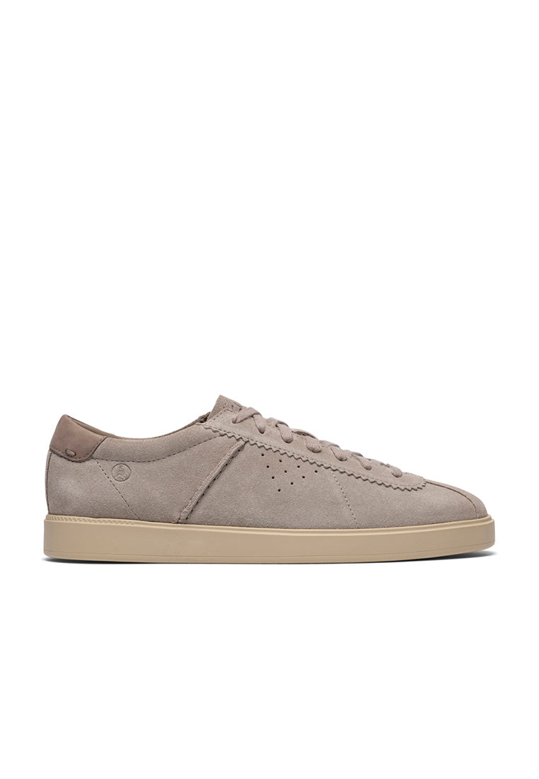 Clarks Lockford Lace Casual Shoes 'Grey Suede'