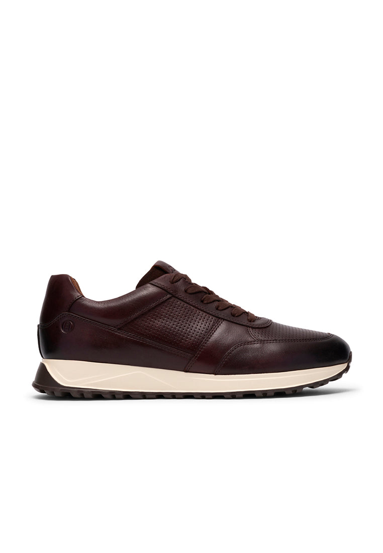 Clarks Radwell Tie Sneakers 'Brown Leather'