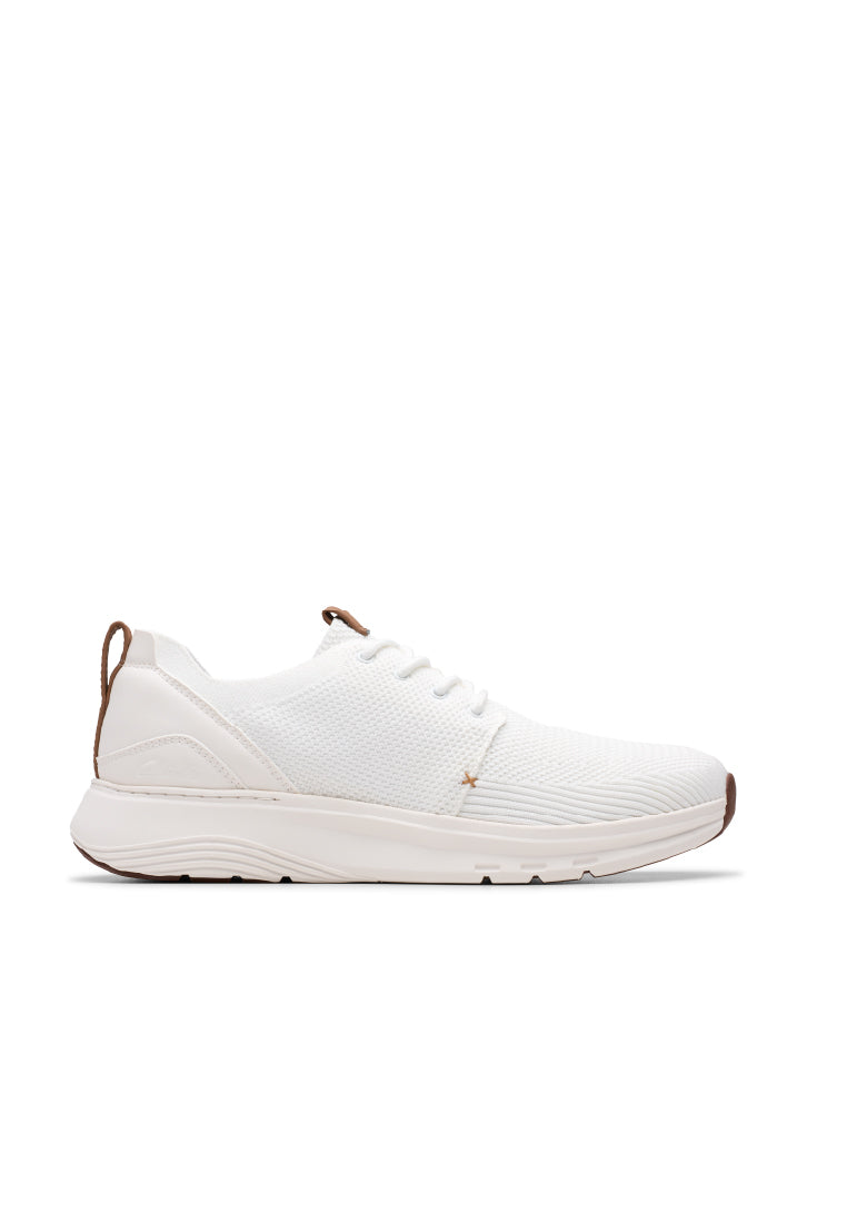 Clarks Motion Trek MX Trainers White - Wide Fit