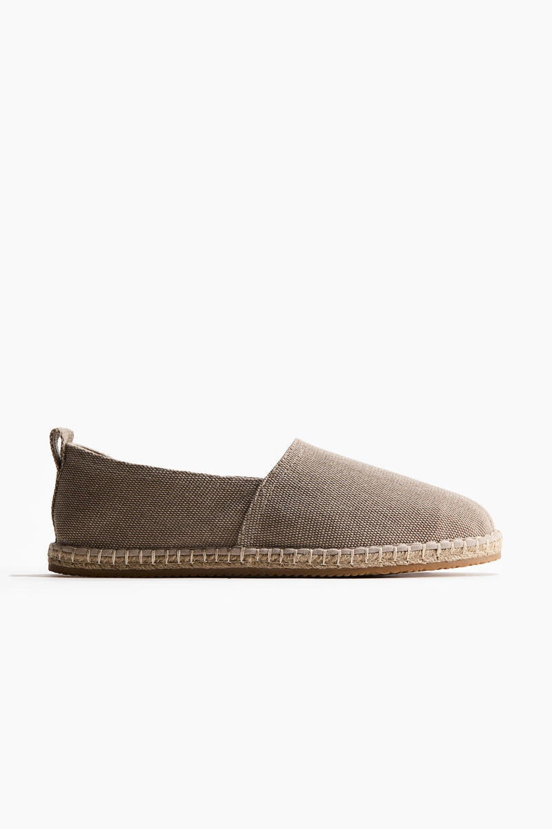 H&M Canvas espadrilles 'Beige Medium Dusty'
