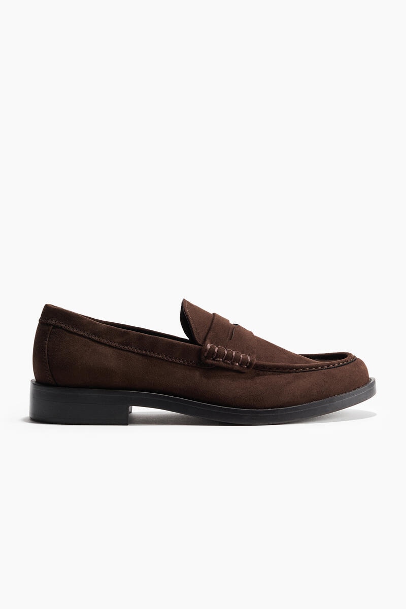 H&M Loafers 'Brown Dark'
