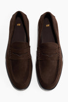 H&M Loafers 'Brown Dark'