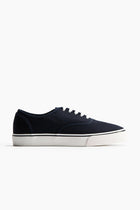 H&M Canvas trainers 'Blue Dark'