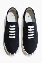 H&M Canvas trainers 'Blue Dark'