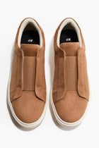 H&M Slip-on trainers 'Beige Dark'