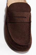 H&M Loafer mules 'Brown Dark'