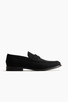 H&M Penny loafers 'Black Dark'