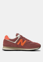 New Balance 574 Lifestyle Shoes 'Red Rock/Tangerine Heat'