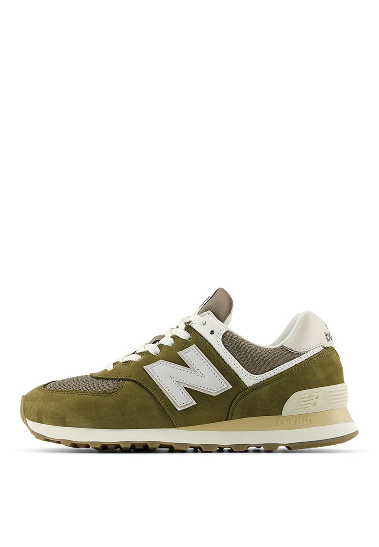 New Balance 574 Lifestyle Shoes 'Khaki Green/Multi'