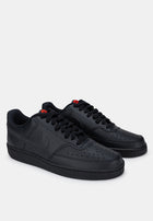 Nike Court Vision Low Next Nature Shoes 'Black/Multi-Color-Picante Red'