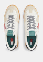 Tommy Hilfiger THe Greenwich Logo Leather Trainers - Tommy Jeans 'Ecru'