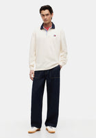Tommy Hilfiger THe Greenwich Logo Leather Trainers - Tommy Jeans 'Ecru'