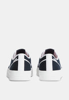 Tommy Hilfiger Canvas Cupsole Trainers - TH Mainline 'Navy Blue'
