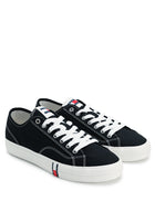 Tommy Hilfiger Archive Flag Stripe Canvas Trainers - Tommy Jeans 'Black'