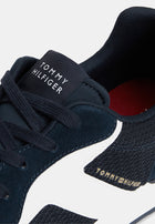 Tommy Hilfiger Logo Mixed Texture Sneakers - Tommy Mainline 'Red/White/Blue'