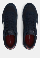 Tommy Hilfiger Logo Mixed Texture Sneakers - Tommy Mainline 'Red/White/Blue'