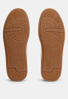 Tommy Hilfiger Logo Court Trainers With Leather - Th Mainline 'Ecru/Desert Sky'