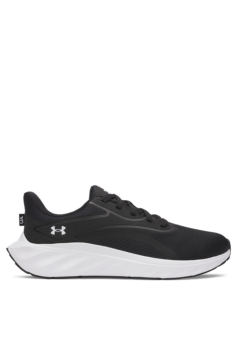 Under Armour Charged+ Ascend Running Shoes 'Black/Black/White'