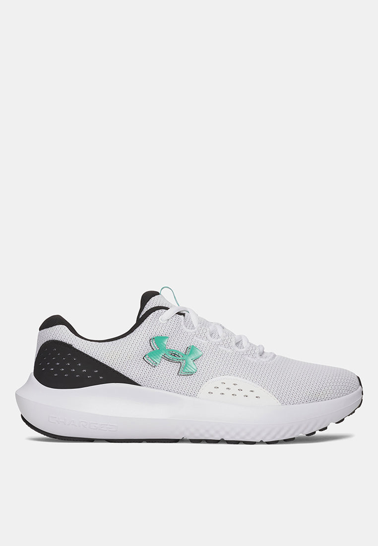 Under Armour Surge 4 Running Shoes 'White/Black/Green Mode'