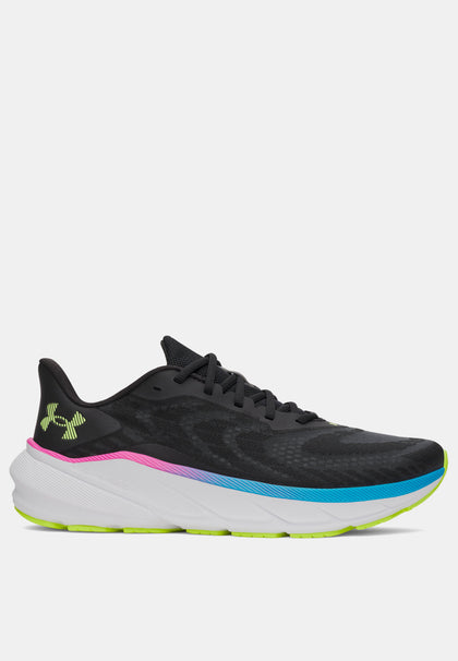 Under Armour Charged+ Turbulence 3 Running Shoes 'Black/Capri/High Vis Yellow'