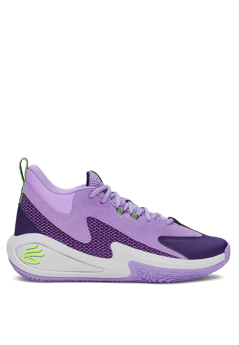 Under Armour Curry 3Z 25 SDE Shoes 'Transparent/Purple/Hyper Green'